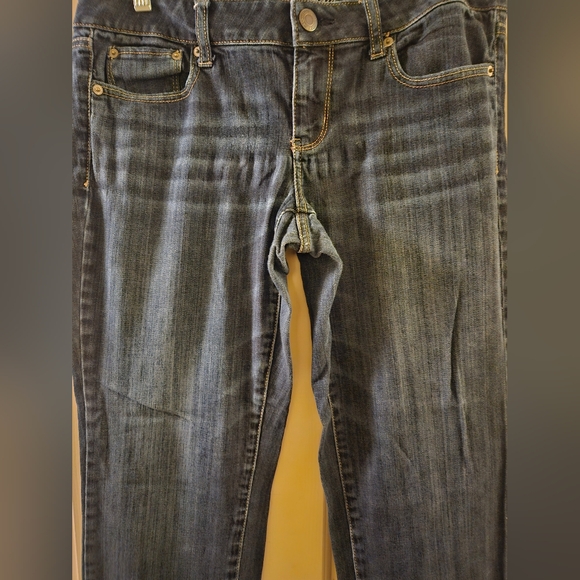 2 For $20 American Eagle Outfitters Indigo Straight Leg Jeans - Picture 2 of 5